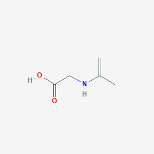 molecular formula C5H9NO2 B3149065 (异丙烯氨基)乙酸 CAS No. 664985-64-2