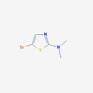 molecular formula C5H7BrN2S B3149089 5-Bromo-N,N-dimethylthiazol-2-amine CAS No. 66571-60-6