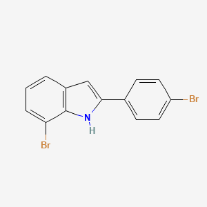 7-Bromo-2-(4-bromophenyl)-1H-indole