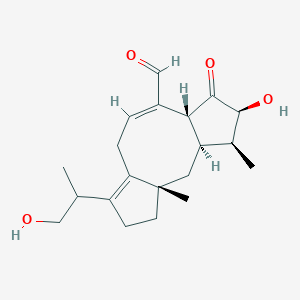 molecular formula C20H28O4 B3149129 periconicin B CAS No. 666733-51-3