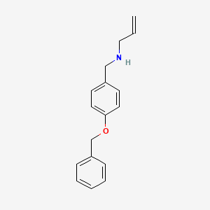 {[4-(Benzyloxy)phenyl]methyl}(prop-2-en-1-yl)amine