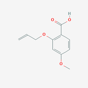 molecular formula C11H12O4 B3149208 4-Methoxy-2-(prop-2-en-1-yloxy)benzoic acid CAS No. 668455-70-7