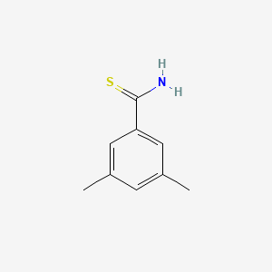 molecular formula C9H11NS B3149216 3,5-Dimethylbenzene-1-carbothioamide CAS No. 668478-79-3
