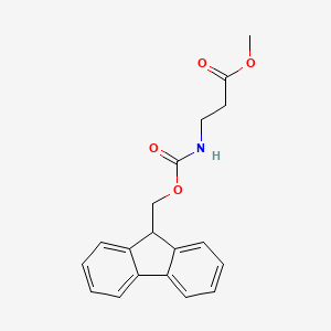 molecular formula C19H19NO4 B3149267 Methyl 3-([(9h-fluoren-9-ylmethoxy)carbonyl]amino)propanoate CAS No. 669058-18-8