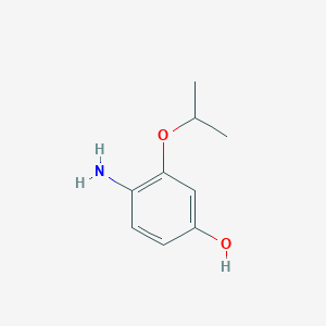 molecular formula C9H13NO2 B3149283 4-Amino-3-isopropoxyphenol CAS No. 669092-13-1