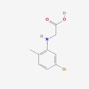 molecular formula C9H10BrNO2 B3149294 N-(5-Bromo-2-methylphenyl)glycine CAS No. 66947-36-2