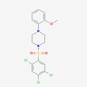 1-(2-Methoxyphenyl)-4-[(2,4,5-trichlorophenyl)sulfonyl]piperazine