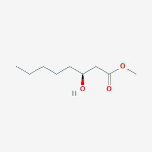 molecular formula C9H18O3 B3149313 methyl (3S)-3-hydroxyoctanoate CAS No. 66997-64-6