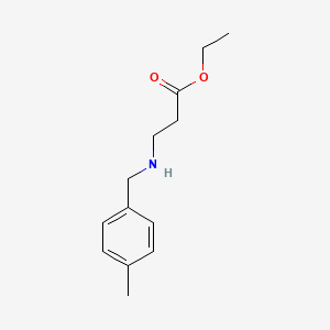 Ethyl 3-{[(4-methylphenyl)methyl]amino}propanoate