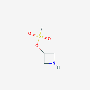 molecular formula C4H9NO3S B3149387 甲磺酸氮杂环丁-3-酯 CAS No. 67160-19-4