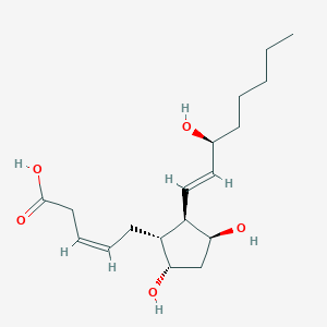 molecular formula C18H30O5 B031494 (Z)-5-[(1R,2R,3S,5S)-3,5-二羟基-2-[(E,3S)-3-羟基辛-1-烯基]环戊基]戊-3-烯酸 CAS No. 240405-20-3