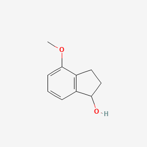 molecular formula C10H12O2 B3149404 4-Methoxyindan-1-ol CAS No. 67199-57-9
