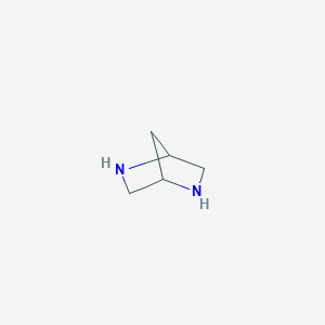 molecular formula C5H10N2 B3149407 2,5-Diazabicyclo[2.2.1]heptane CAS No. 672-28-6