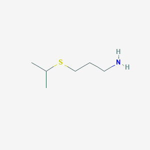 molecular formula C6H15NS B3149413 [3-(Isopropylthio)propyl]amine CAS No. 67215-22-9