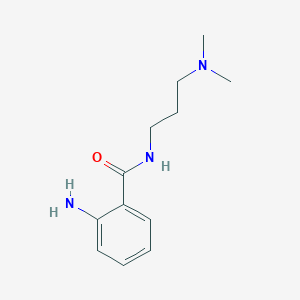 molecular formula C12H19N3O B3149429 2-Amino-N-[3-(dimethylamino)propyl]benzamide CAS No. 6725-12-8