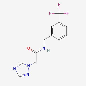 2-(1H-1,2,4-triazol-1-yl)-N-[3-(trifluoromethyl)benzyl]acetamide