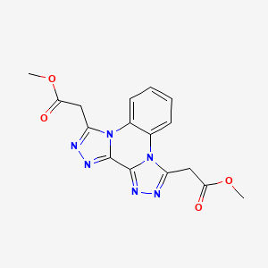 Methyl 2-[10-(2-methoxy-2-oxoethyl)di[1,2,4]triazolo[4,3-a:3,4-c]quinoxalin-3-yl]acetate