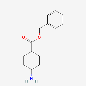molecular formula C14H19NO2 B3149547 Benzyl cis-4-aminocyclohexane-1-carboxylate CAS No. 67299-46-1