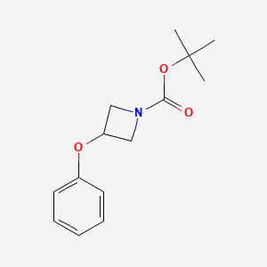 molecular formula C11H13N4O4S- B3149567 叔丁基 3-苯氧基氮杂环丁烷-1-羧酸酯 CAS No. 6735-33-7