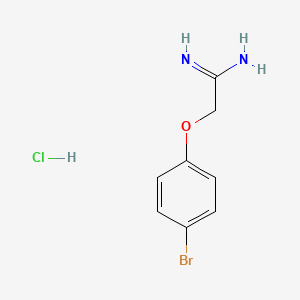molecular formula C8H10BrClN2O B3149570 2-(4-溴苯氧基)乙酰胺盐酸盐 CAS No. 67386-39-4
