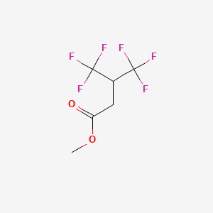 Methyl 4,4,4-trifluoro-3-(trifluoromethyl)butanoate