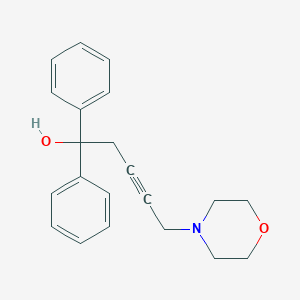 molecular formula C21H23NO2 B314961 5-(Morpholin-4-yl)-1,1-diphenylpent-3-yn-1-ol 