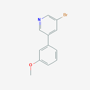 molecular formula C12H10BrNO B3149641 3-溴-5-(3-甲氧基苯基)吡啶 CAS No. 675590-10-0
