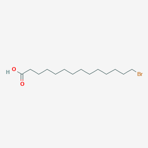 molecular formula C14H27BrO2 B3149659 14-Bromotetradecanoic acid CAS No. 676-26-6