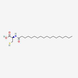 molecular formula C21H41NO3S B3149663 N-Stearoyl-L-cysteine CAS No. 67603-46-7