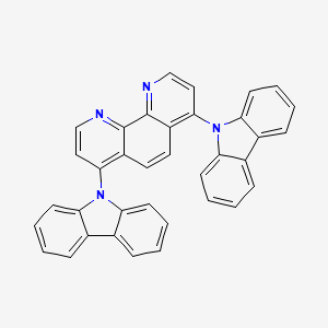 molecular formula C36H22N4 B3149696 4,7-二(9H-咔唑-9-基)-1,10-菲咯啉 CAS No. 676542-82-8