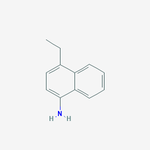 molecular formula C12H13N B3149704 1-Naphthalenamine, 4-ethyl- CAS No. 67668-19-3