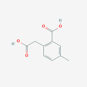 molecular formula C10H10O4 B3149732 2-(Carboxymethyl)-5-methylbenzoic acid CAS No. 67755-56-0