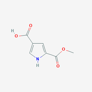 5-(methoxycarbonyl)-1H-pyrrole-3-carboxylic acid