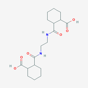2-[2-[(2-Carboxycyclohexanecarbonyl)amino]ethylcarbamoyl]cyclohexane-1-carboxylic acid