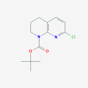 tert-butyl 7-chloro-3,4-dihydro-1,8-naphthyridine-1(2H)-carboxylate
