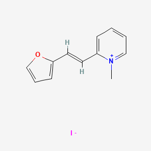 2-[(E)-2-(furan-2-yl)ethenyl]-1-methylpyridin-1-ium iodide