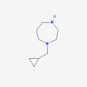 molecular formula C9H18N2 B3149842 1-(Cyclopropylmethyl)-1,4-diazepane CAS No. 67990-65-2