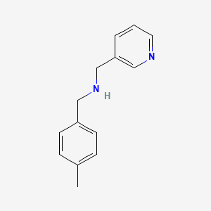 molecular formula C14H16N2 B3149852 (4-Methyl-benzyl)-pyridin-3-ylmethyl-amine CAS No. 680185-75-5