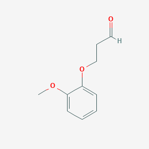 molecular formula C10H12O3 B3149859 3-(2-Methoxyphenoxy)propanal CAS No. 680185-89-1