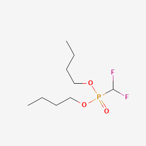 molecular formula C9H19F2O3P B3149904 Dibutyl (difluoromethane)phosphonate CAS No. 681-83-4