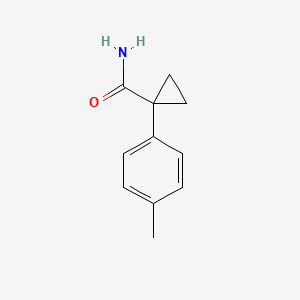 molecular formula C11H13NO B3149911 1-(4-Methylphenyl)cyclopropanecarboxamide CAS No. 681153-26-4