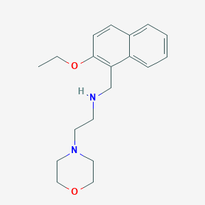 molecular formula C19H26N2O2 B314993 N-[(2-ethoxynaphthalen-1-yl)methyl]-2-(morpholin-4-yl)ethanamine 