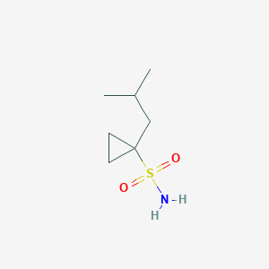 1-(2-Methylpropyl)cyclopropane-1-sulfonamide