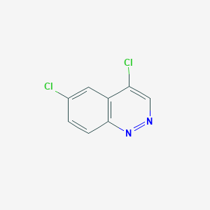 molecular formula C8H4Cl2N2 B3150008 4,6-Dichlorocinnoline CAS No. 68211-13-2