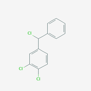 molecular formula C13H9Cl3 B3150013 1,2-二氯-4-[氯(苯基)甲基]苯 CAS No. 68240-59-5