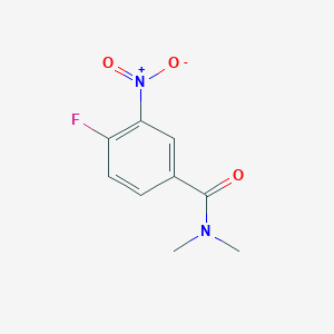 molecular formula C9H9FN2O3 B3150028 4-氟-N,N-二甲基-3-硝基苯甲酰胺 CAS No. 682757-41-1