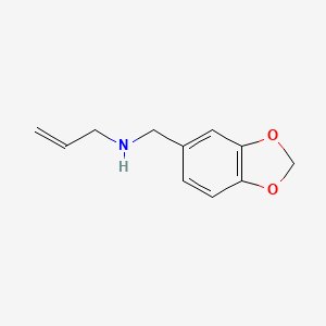 molecular formula C11H13NO2 B3150055 N-(1,3-benzodioxol-5-ylmethyl)prop-2-en-1-amine CAS No. 68291-57-6