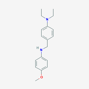 molecular formula C18H24N2O B315008 N-[4-(diethylamino)benzyl]-N-(4-methoxyphenyl)amine 