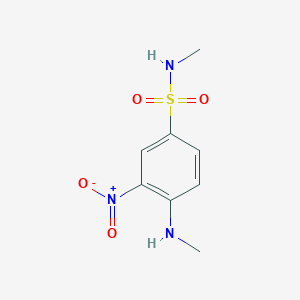 molecular formula C8H11N3O4S B3150148 N-methyl-4-(methylamino)-3-nitrobenzenesulfonamide CAS No. 68502-28-3