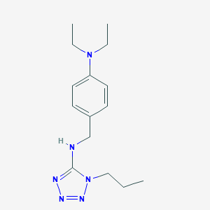 molecular formula C15H24N6 B315018 N-[4-(diethylamino)benzyl]-1-propyl-1H-tetrazol-5-amine 